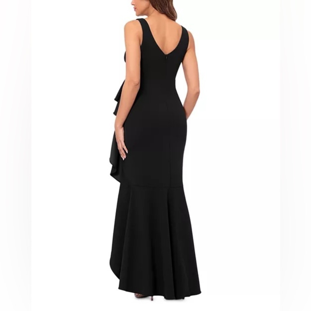 AQUA
Cascade Ruffle Gown - Exclusive - Picture 4 of 13